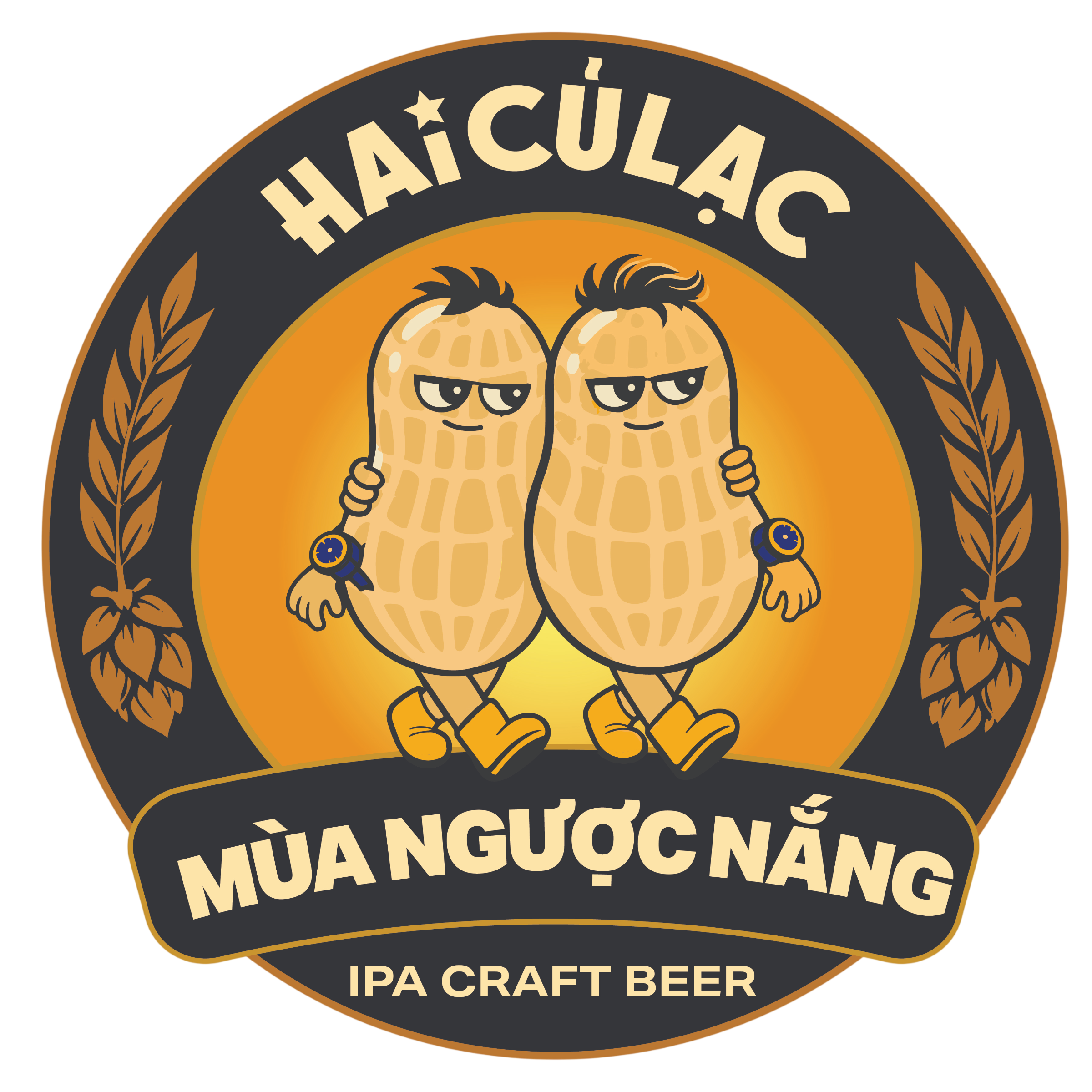 7. HAI CỦ LẠC – MÙA NGƯỢC NẮNG (IPA – 6.8% – IBU 60) Logo